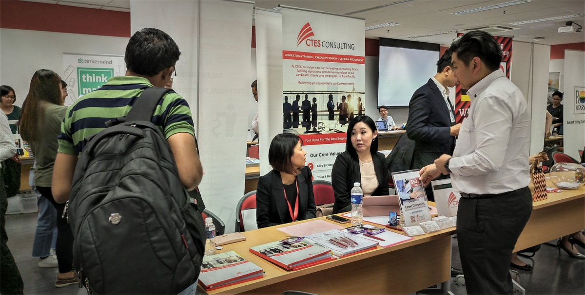 Networking at Career Fairs